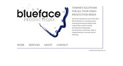 Desktop Screenshot of bluefaceproductions.com
